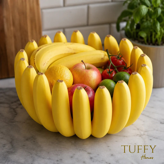 TUFFY HOMES Banana Bowl – Fruit, Vegetable Storage Container & Organizer