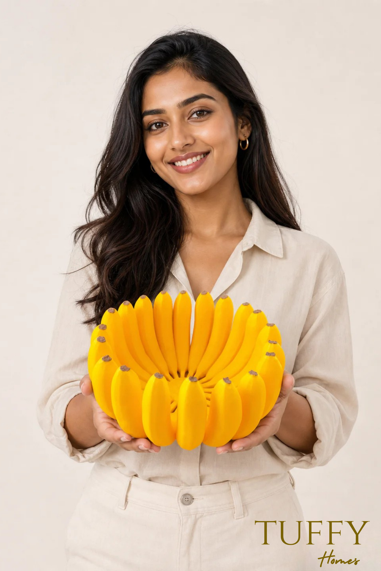 TUFFY HOMES Banana Bowl – Fruit, Vegetable Storage Container & Organizer