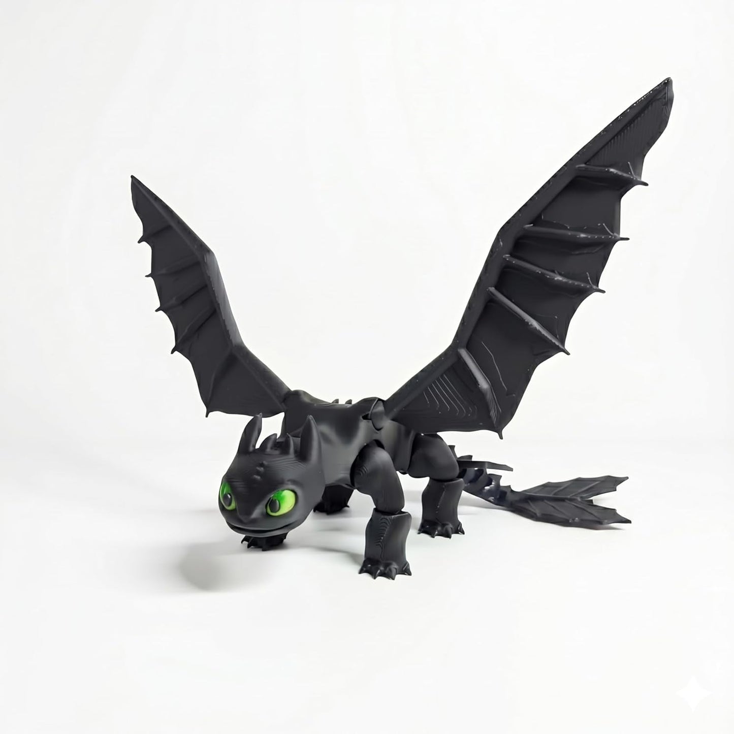 Dragon Toys for Kids, Collectible Toys, Mini Dragon Toy, Dragon Action Figure, mini Figures, Comaptible with How to Train Your Dragon Toys, Toothless Dragon, Night Fury (Black)